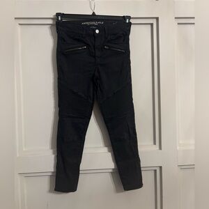 Black Moto Skinny Jeans
